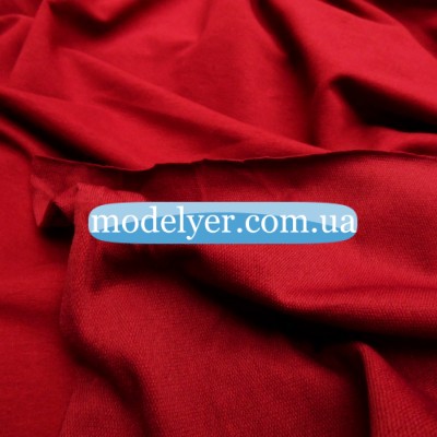 Ткань Трикотаж двунитка (бордо)